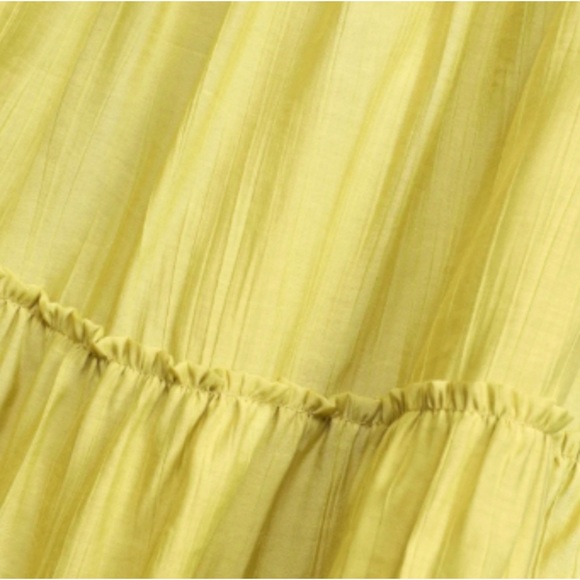 1 LEFT! Tiered Lime Mini Dress - Picture 4 of 6